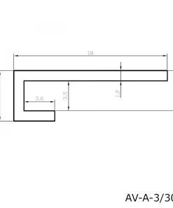 Alternative view of Abschlussprofil für Alu Verbundplatte 300 cm