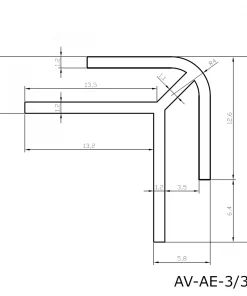 Alternative view of Ausseneckprofil für Alu Verbundplatte 300 cm