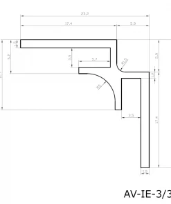 Alternative view of Inneneckprofil für Alu Verbundplatte 300 cm