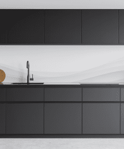 Spritzschutz Küchenrückwand Wave Blizzard Weiß