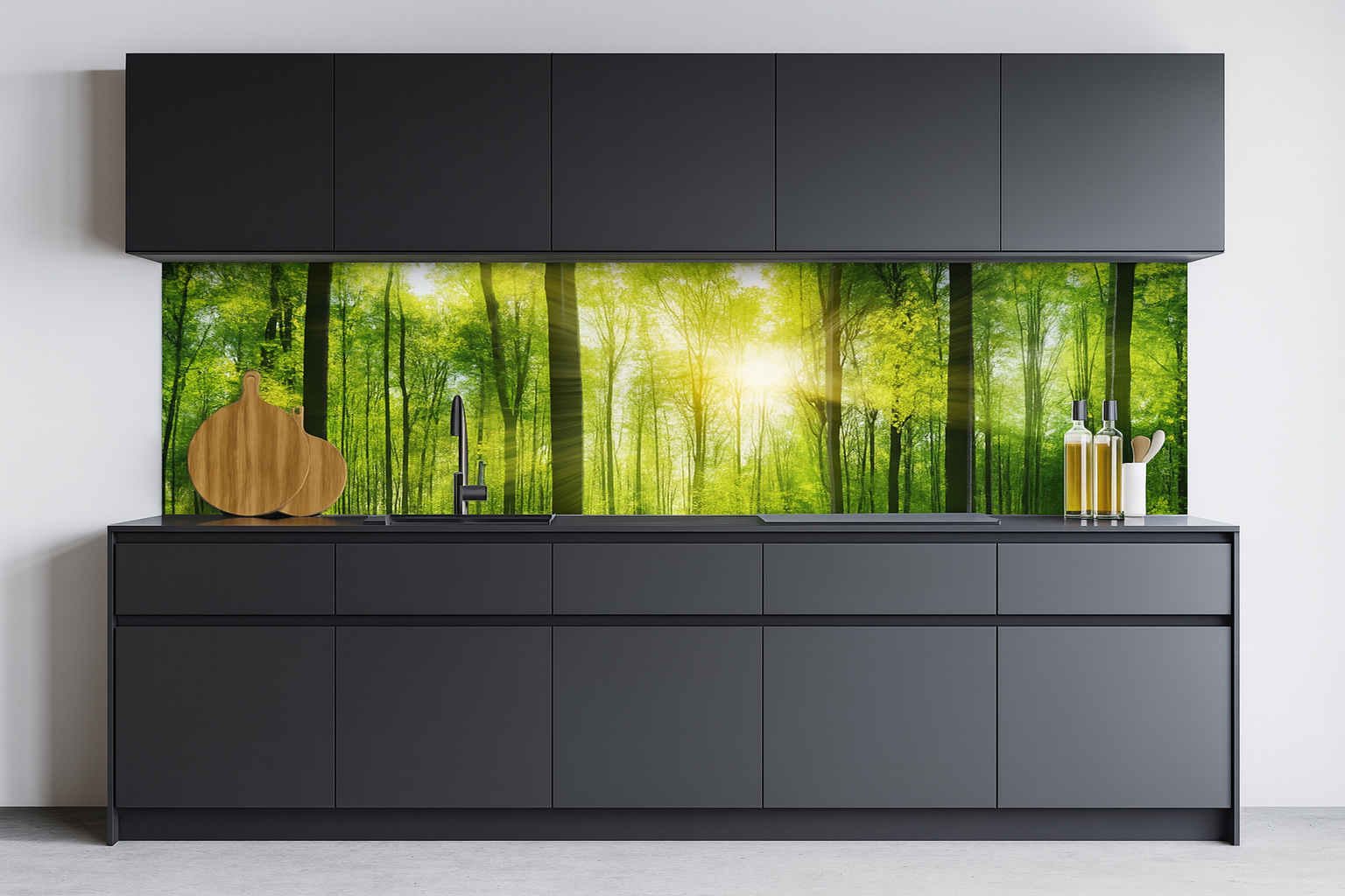 Küchenrückwand Forest Morning