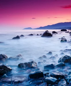 Alternative view of Eck Duschrückwand Felsen im Meer