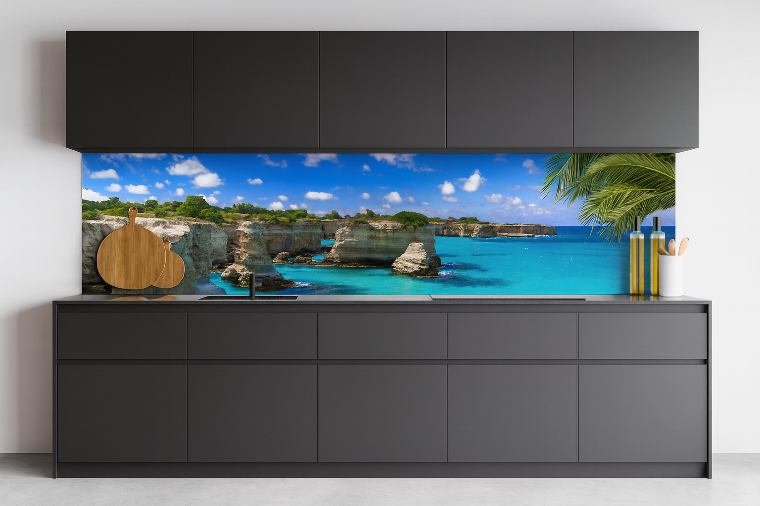Küchenrückwand Felsküste Torre Sant’Andrea