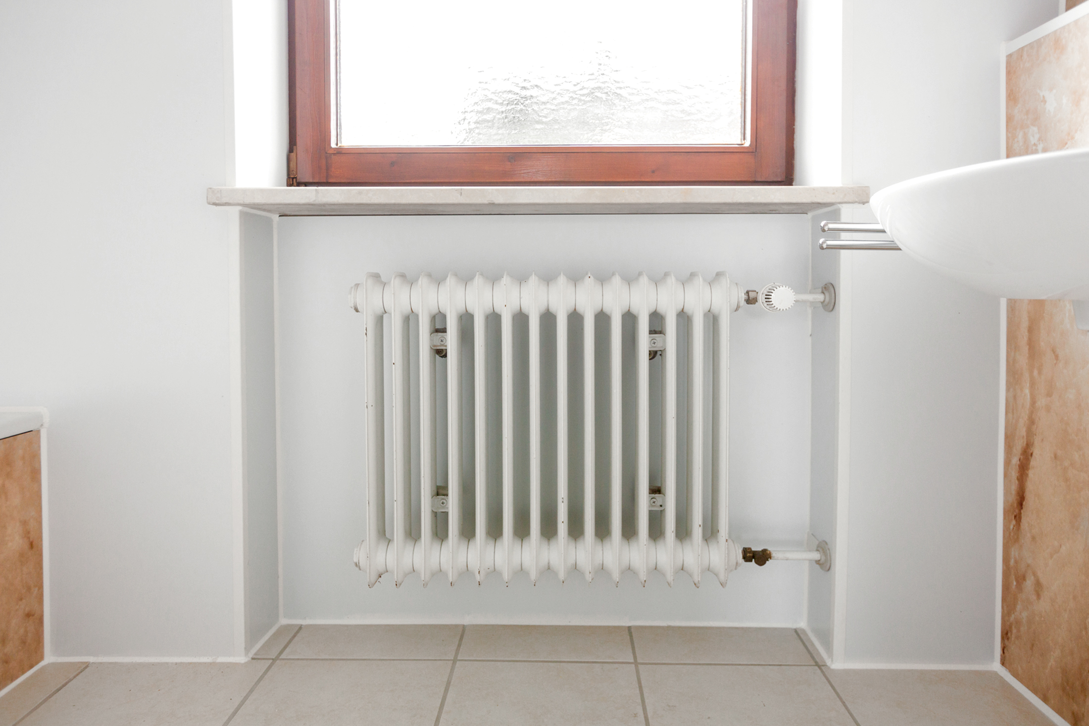 Fensternische nach der Renovierung